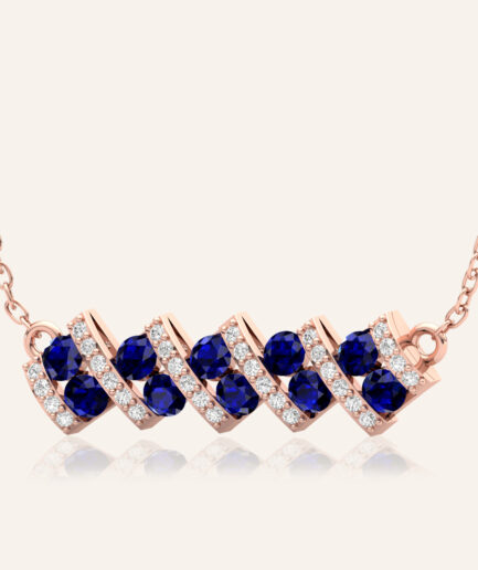 Sapphire Sonata Pendant Necklace